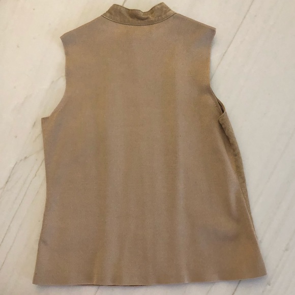 Suede full zip vest - Picture 2 of 4